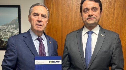 CONAMP se reúne com ministro Luís Roberto Barroso no STF
